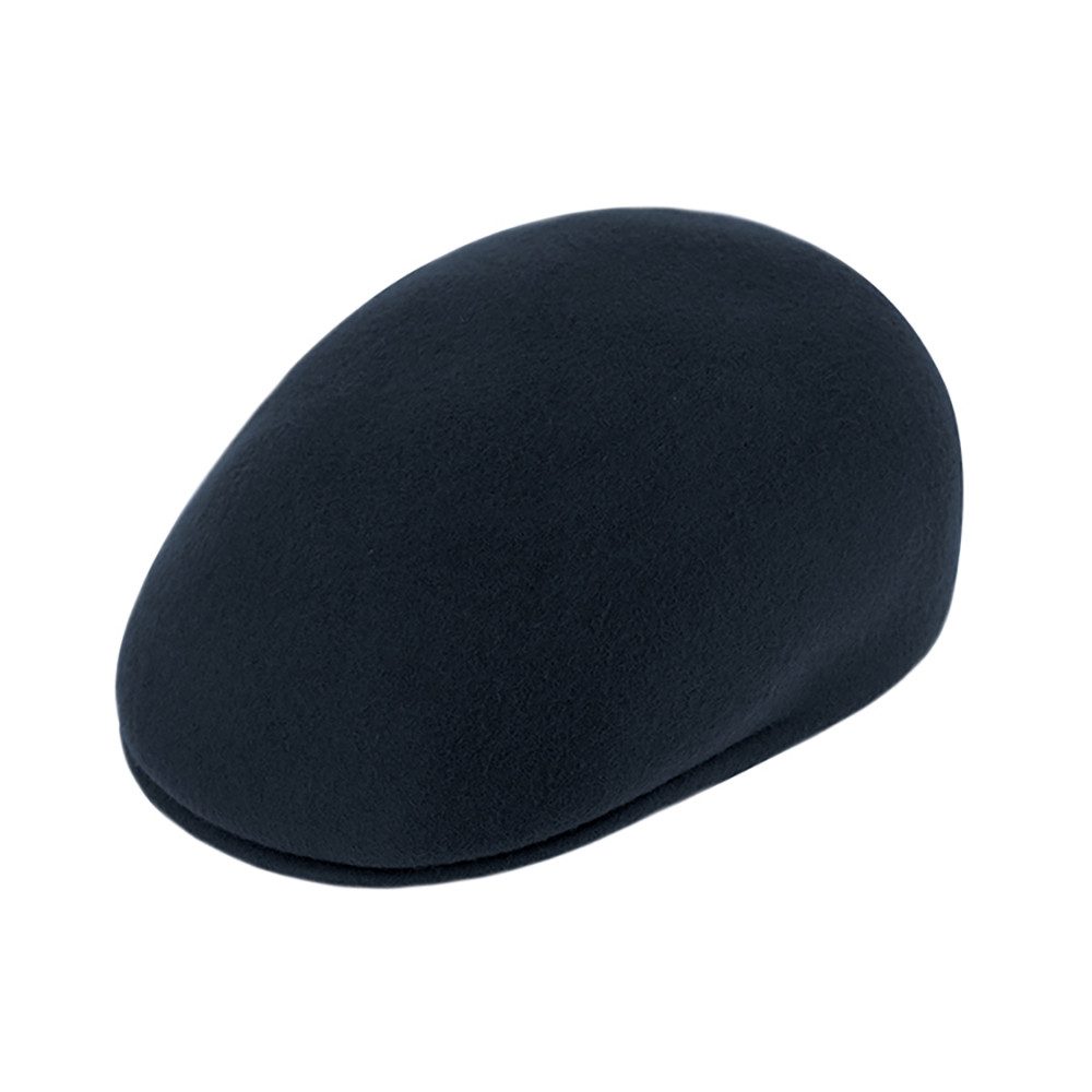 Fiebig Clifton Pocket Rider Cap Flatcap - Wolle - Blau