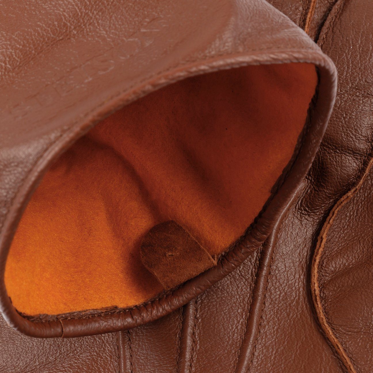 Stetson Leder-Handschuhe mit Futter - Schweinsleder - Braun