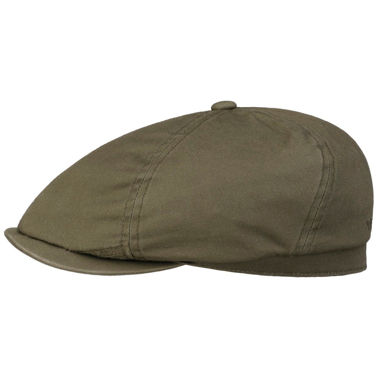 Stetson 6-Panel Brooklin Cotton Twill - 43 - Oliv