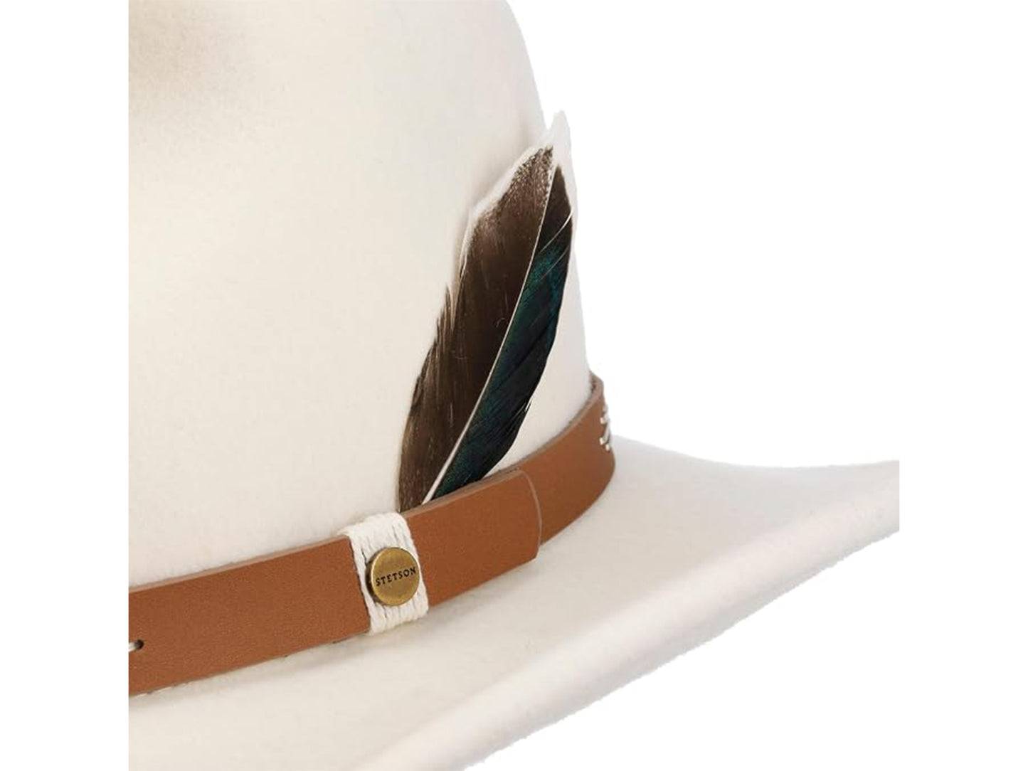 Stetson Western Woolfelt Kadoka Traveller - Wollfilzhut - Knautschbar / Wasserfest - Cremweiß