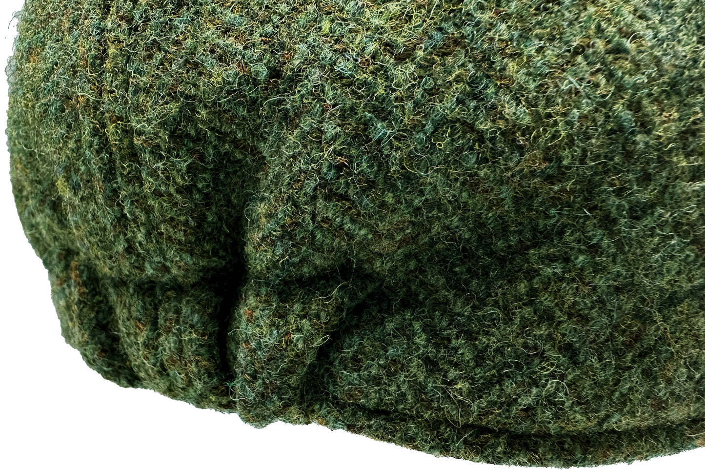 Fiebig 6-Panel Flatcap - Gatsby - Fischgrat-Muster - Oliv