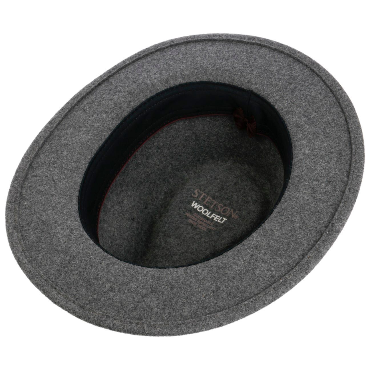 Stetson Rincova Woolmix Traveller - Wollfilzhut - Knautschbar / Wasserfest - Grau Meliert