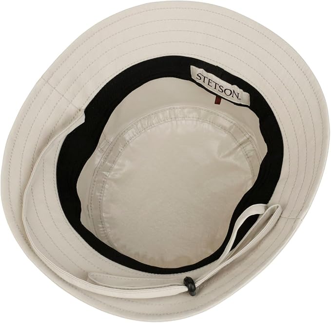 Stetson Bucket WR - Wasserabweisender Nylon-Anglerhut - Cremeweiß