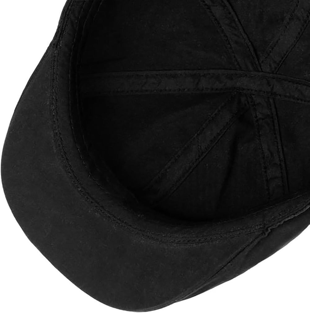 Stetson Texas Waxed Cotton WR - Duck Cap - Wasserabweisend - 1 - Schwarz