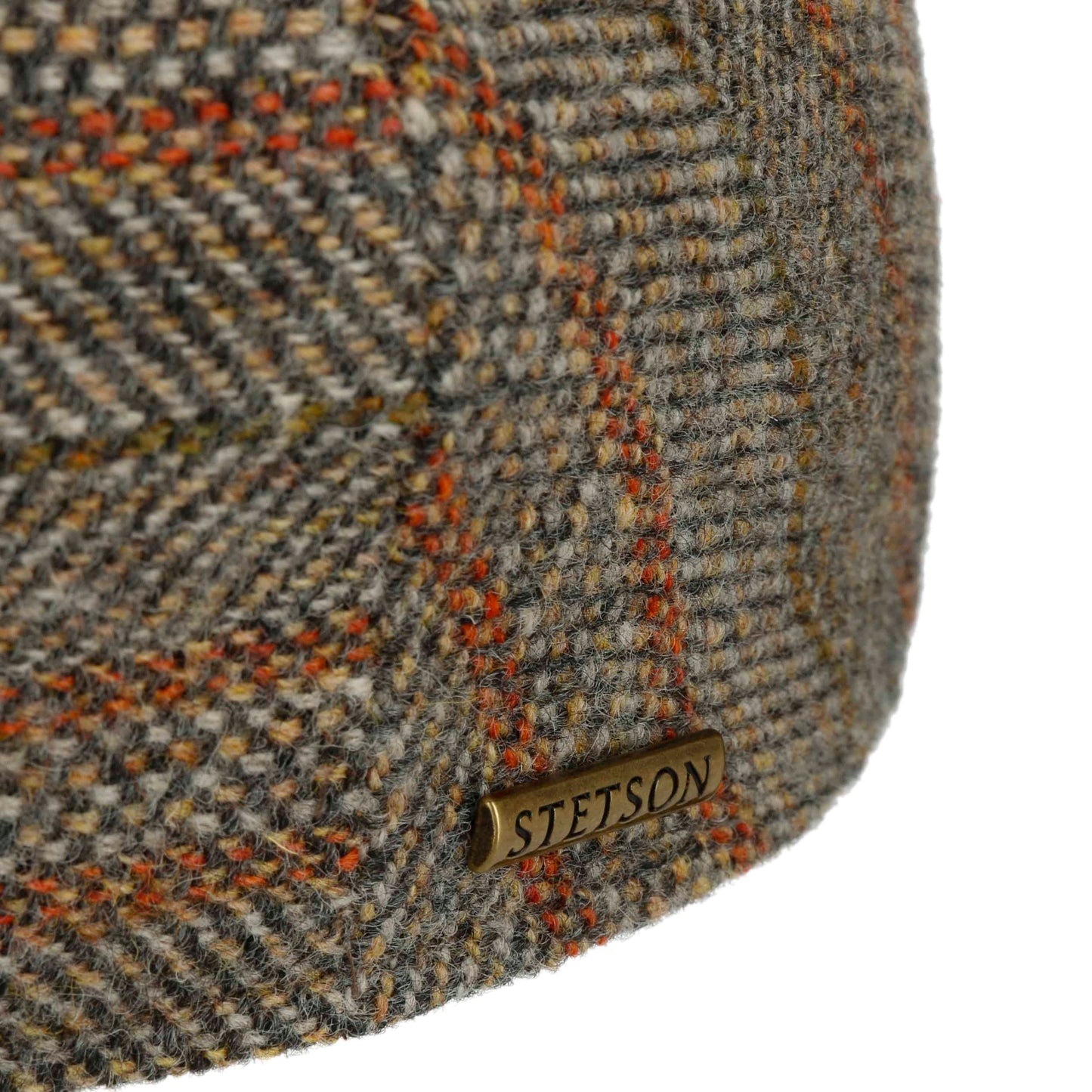 Stetson Kent Herringbone Wool Driver Cap - Cap aus Wolle - 637 - Mehrfarbig
