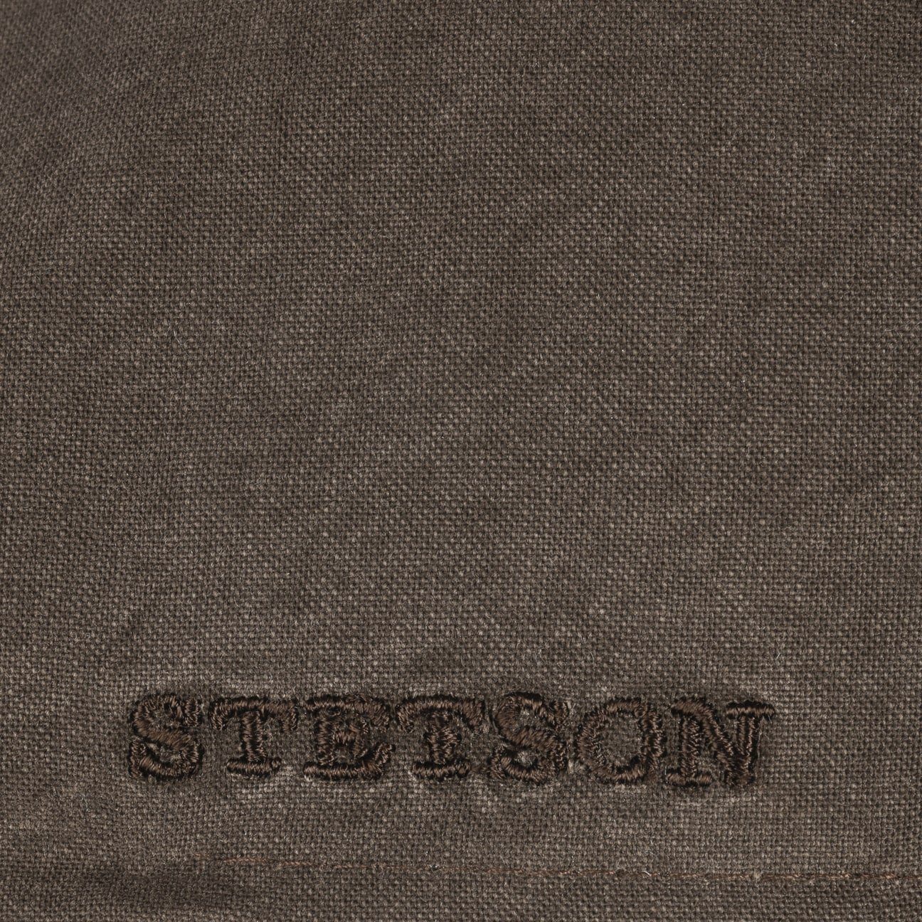 Stetson Texas Organic Duck Cap - Nachhaltig - Cap aus 100% organischer Baumwolle - Braun