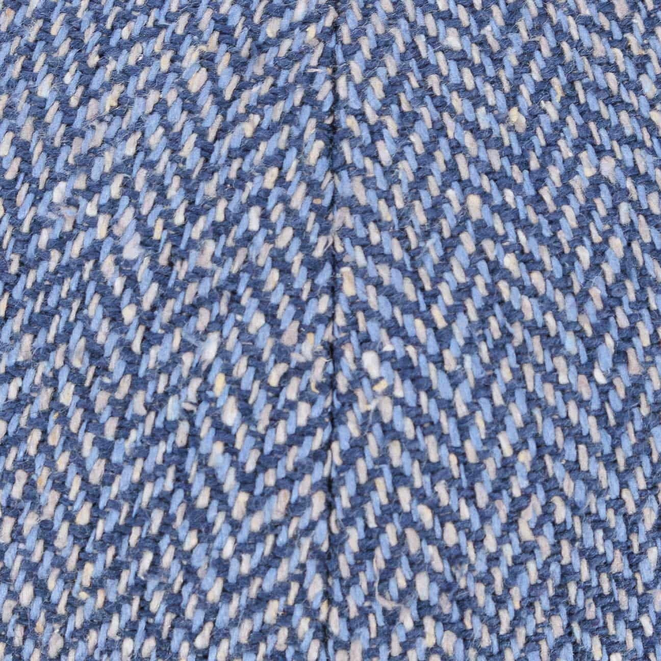 Stetson Hatteras Silk - aus 100% Seide - 321 - Blau/Weiß - Made in the EU