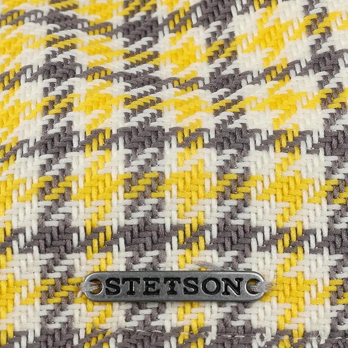 Stetson Texas Bolcott Check - Duck Cap - Gelb
