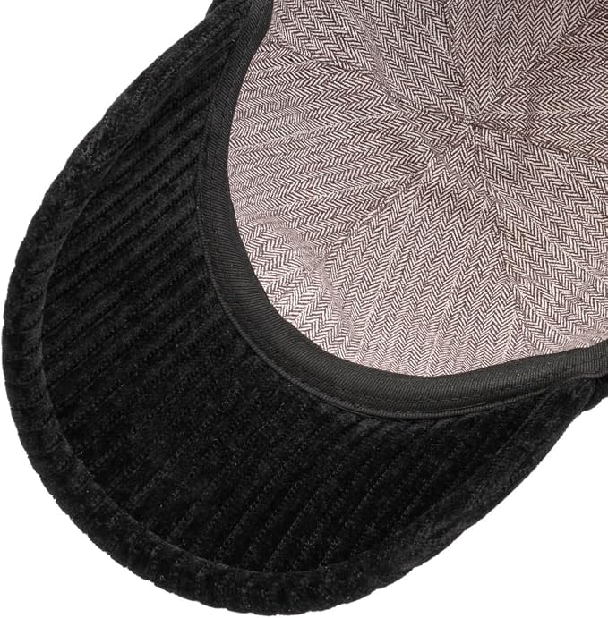 Stetson Baseball Cap Corduroy Jersey - Schwarz