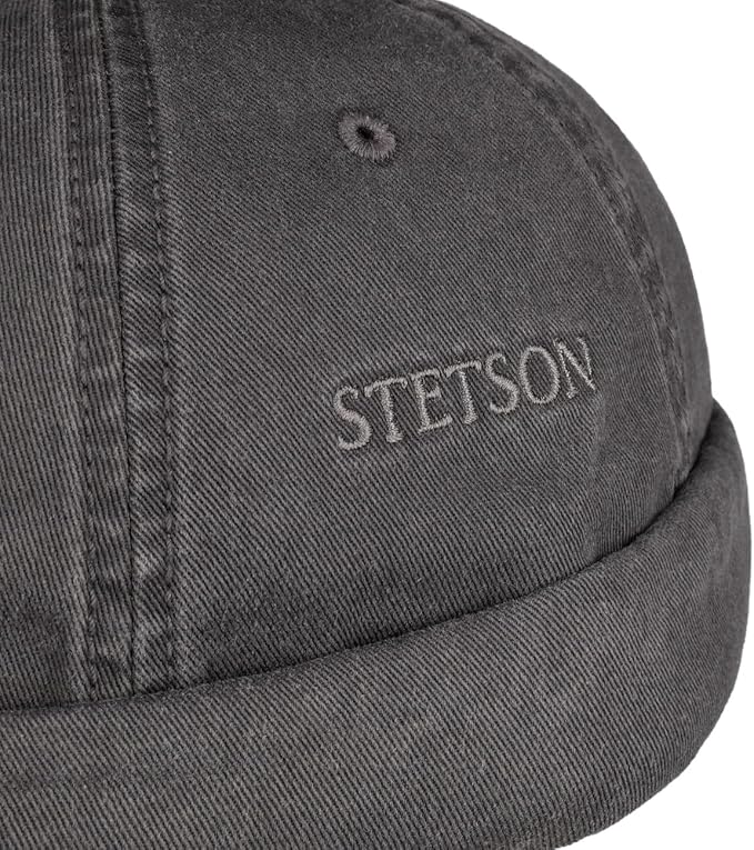 Stetson Docker Cap Ocala Cotton - aus 100% Baumwolle - 32 - Grau