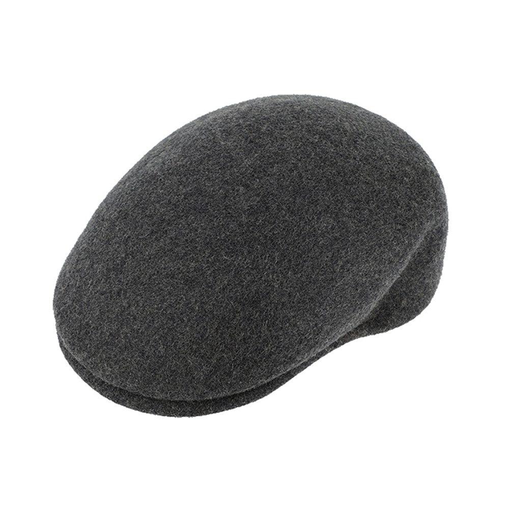 Fiebig Clifton Pocket Rider Cap Flatcap - Wolle - Anthrazit