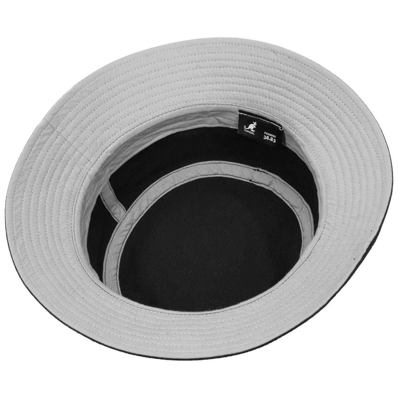 Kangol Stripe Lahinch Bucket Anglerhut - Black - Schwarz