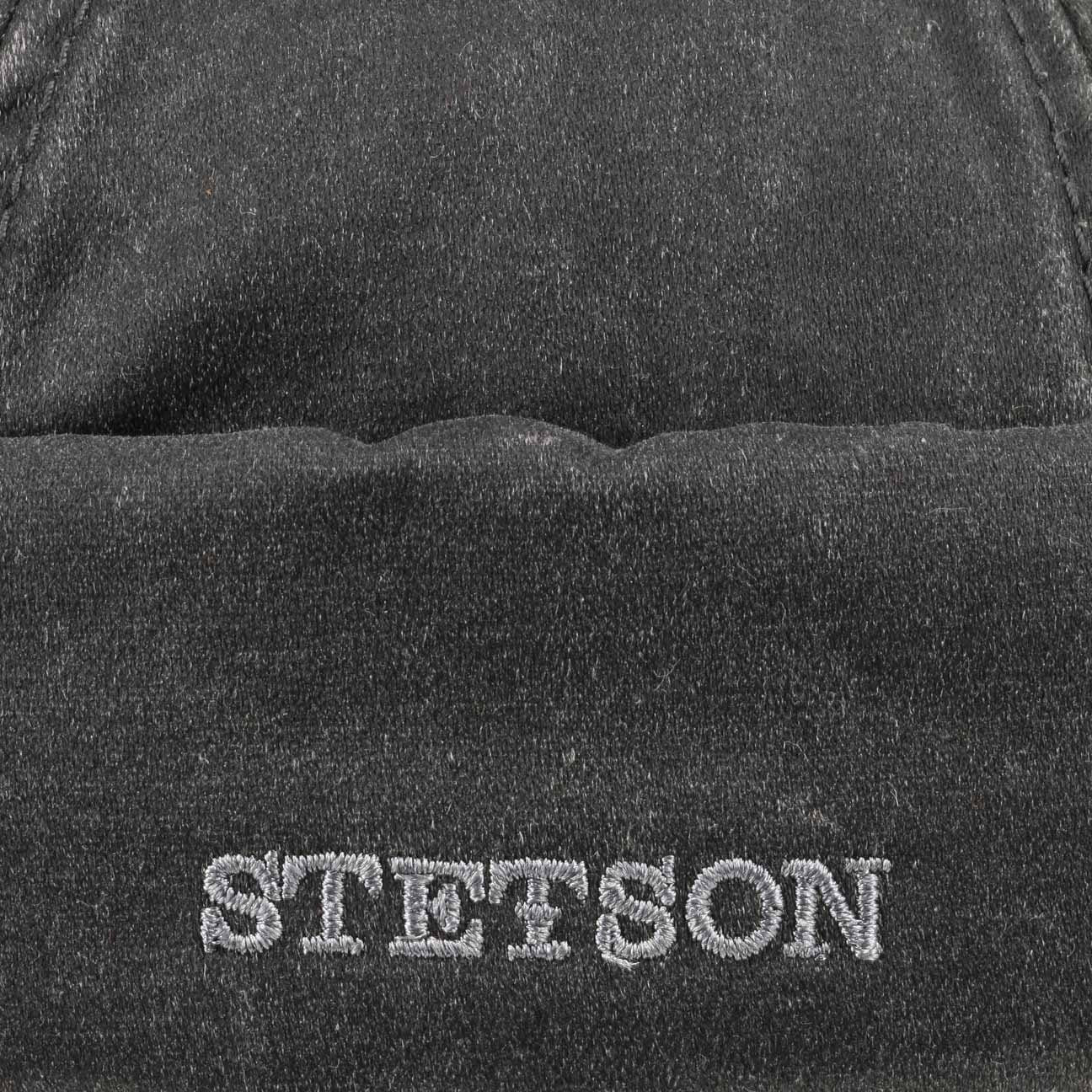 Stetson Docker Old Cotton Vintage - Dockermütze - Sommer - UV-Schutz 40 - Schwarz
