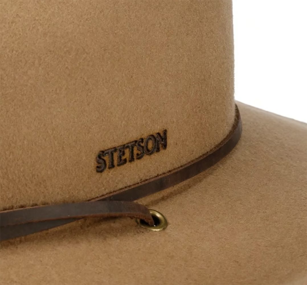 Stetson Millard Western Woolfelt Traveller - Wollfilzhut - Knautschbar / Wasserfest - Braun