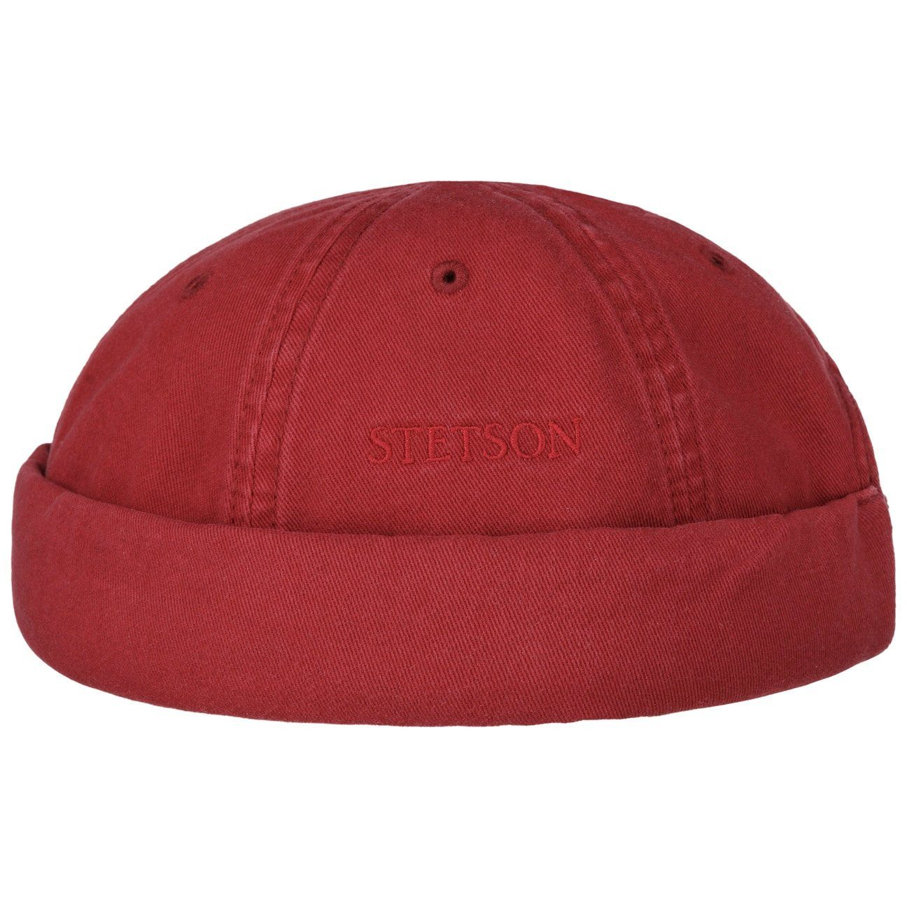 Stetson Docker Cap Ocala Cotton - aus 100% Baumwolle - 86 - Bordeaux