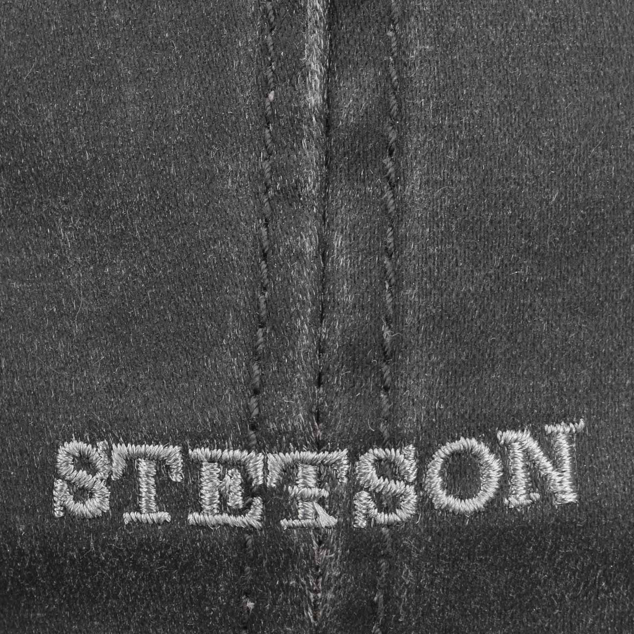 Stetson Hatteras Old Cotton Vintage - Schirmmütze - UV-Schutz 80 - Schwarz