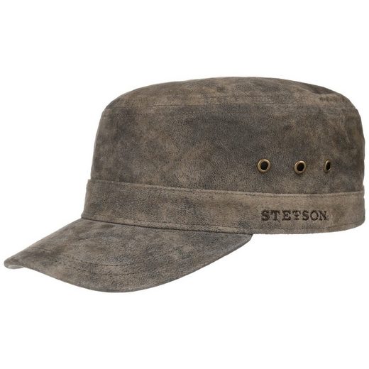Stetson Leder Army Cap "RAYMORE"