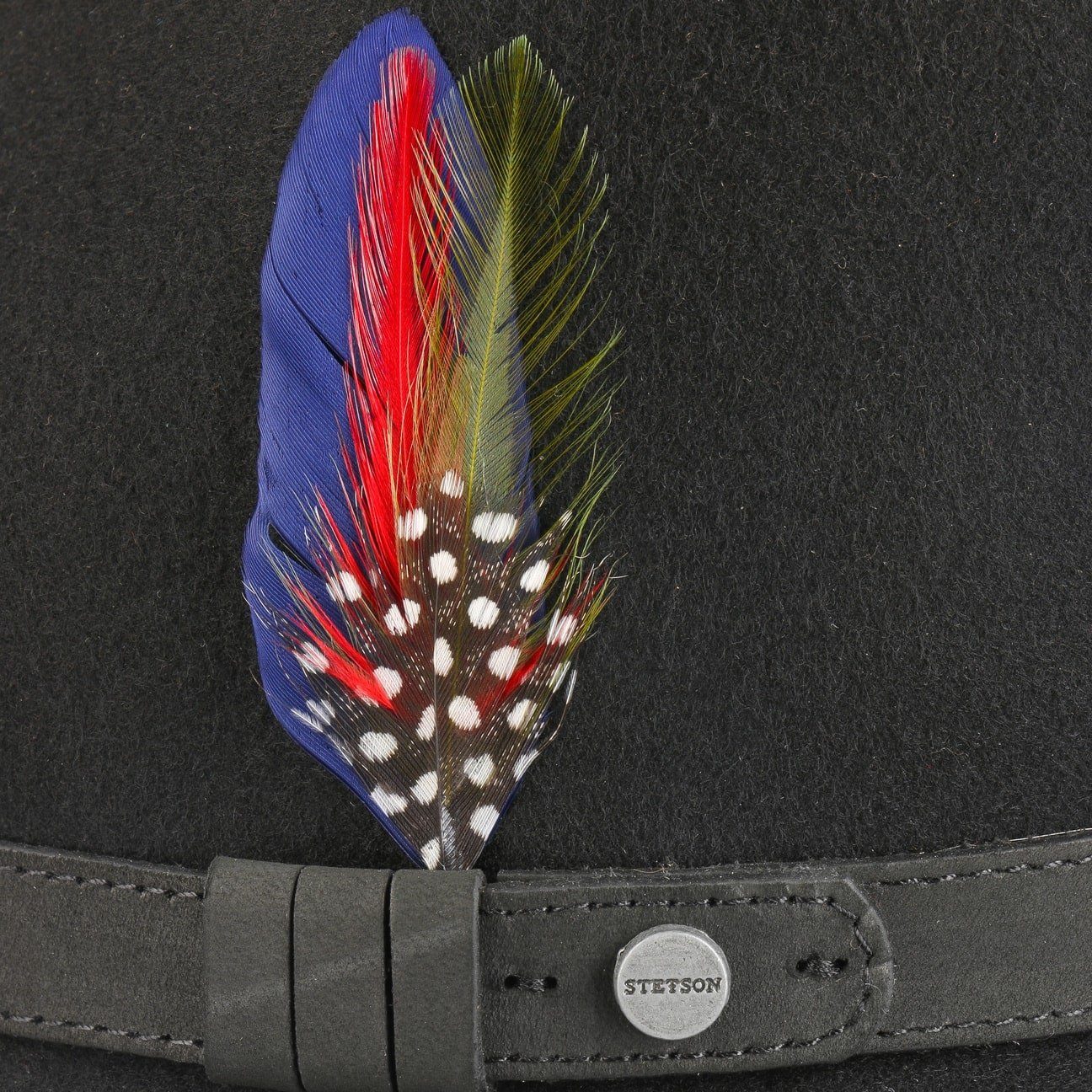 Stetson Yutan Woolfelt Traveller - Wollfilzhut - Knautschbar / Wasserfest - Schwarz