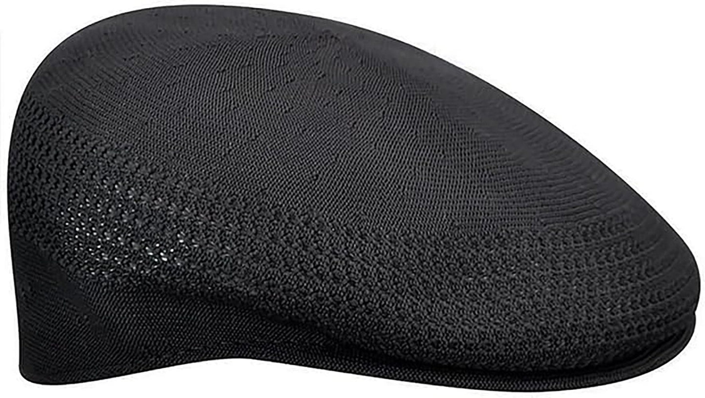 Kangol 504 Ventair Flatcap Schiebermütze - Black Gold - Schwarz Gold