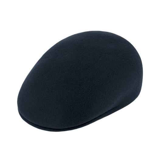 Fiebig Clifton Pocket Rider Cap Flatcap - Wolle - Blau