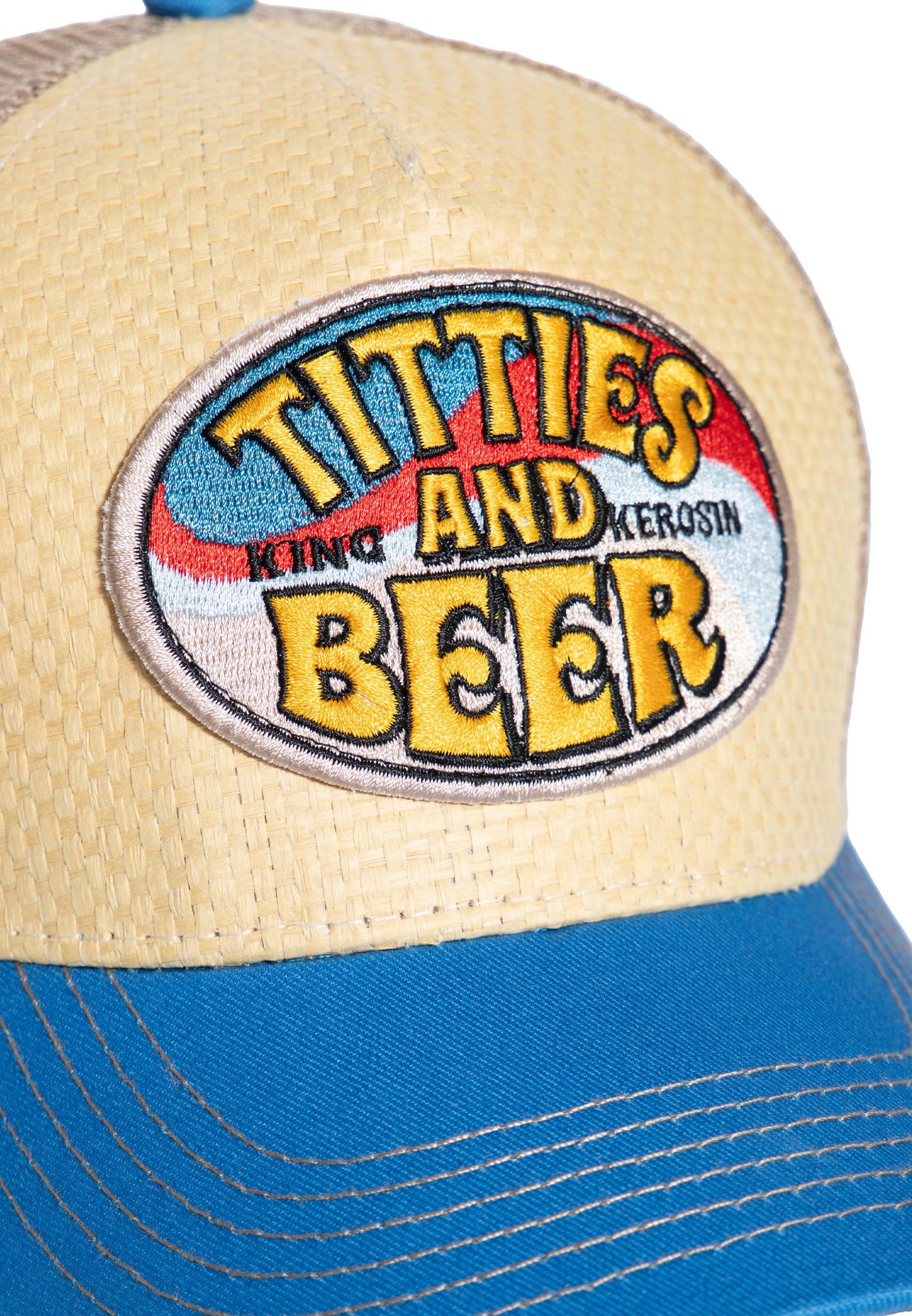 King Kerosin Trucker Cap "Titties & Beer" - Natur