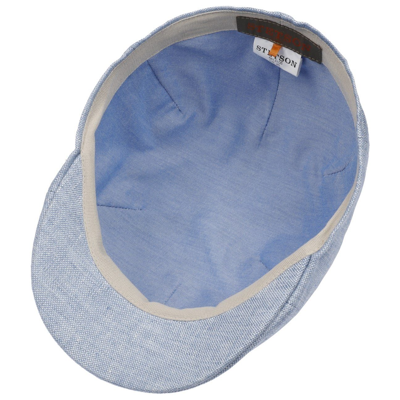 Stetson Texas Just Leinen Duck Cap - 20 - Hellblau