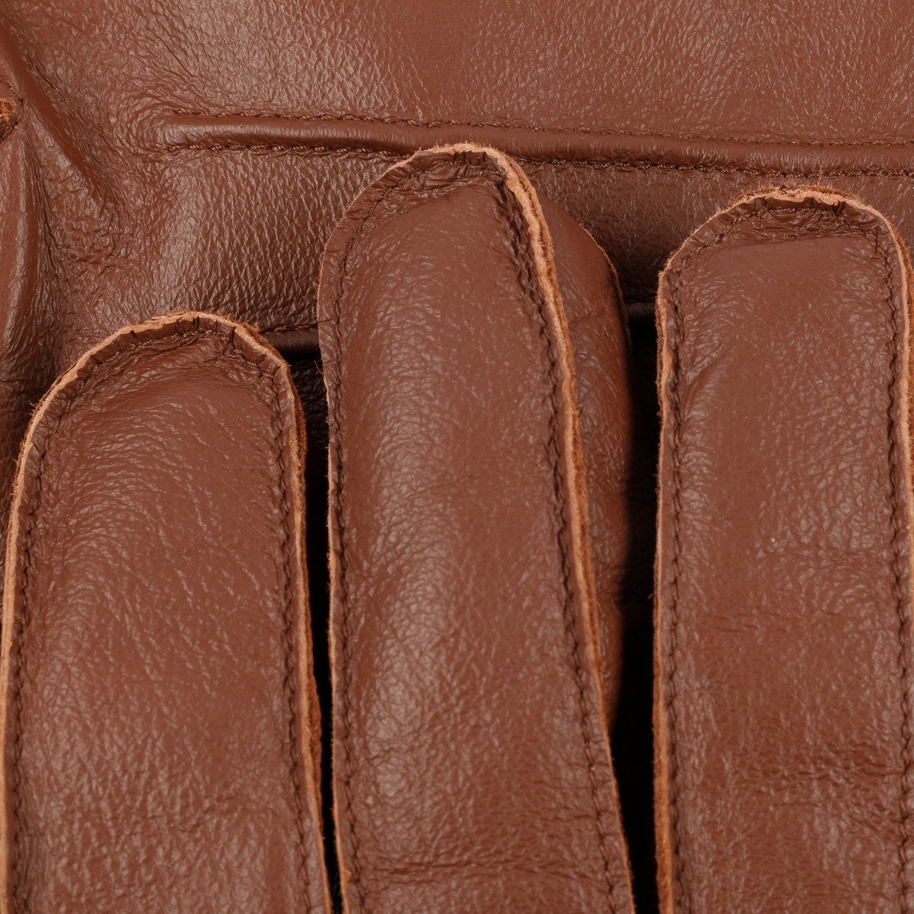 Stetson Leder-Handschuhe mit Futter - Schweinsleder - Braun