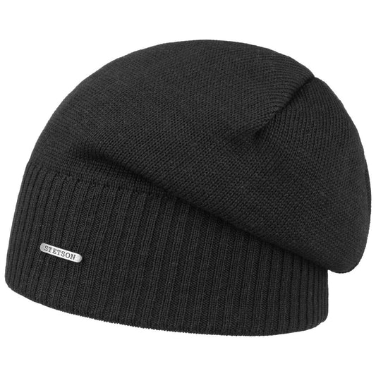 Stetson Merino Wool Oversized Beanie - in verschiedenen Farben