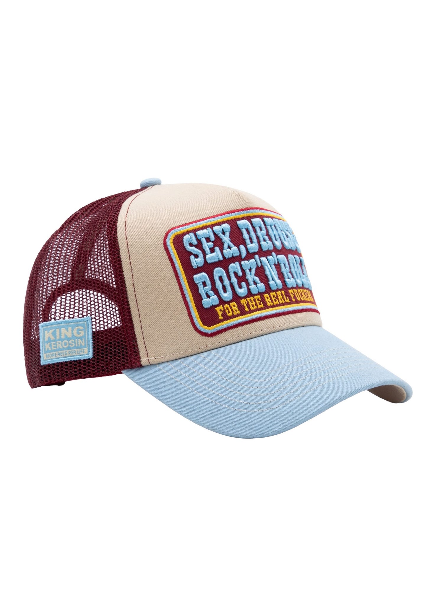 King Kerosin Trucker Cap "Sex Drugs & Rockn Roll"