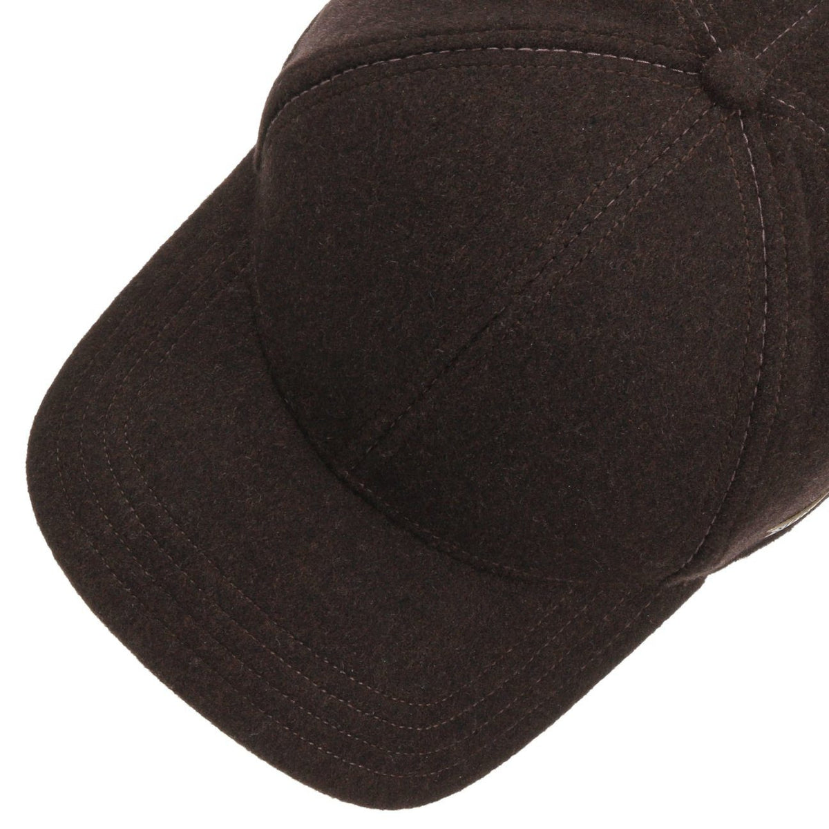Stetson Vaby Wolle Kaschmir Basecap - mit Ohrenklappen - Braun