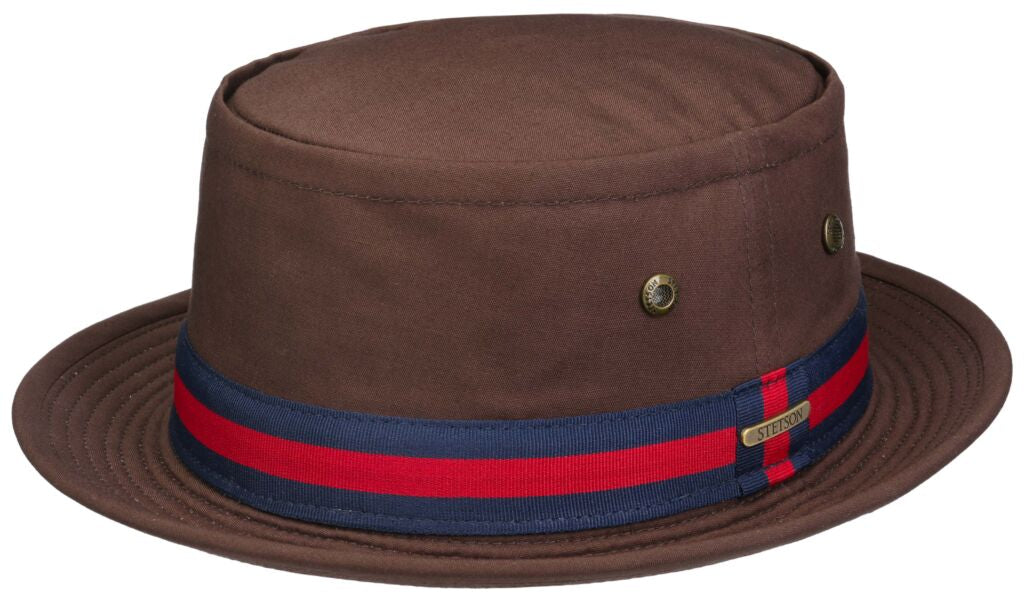 Stetson Classic Band Pork Pie - Stoffhut - Braun