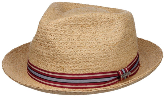 Stetson Terlaco Player - Strohut - Aus 100% Stroh - Mit UV-Schutz 40 - Natur