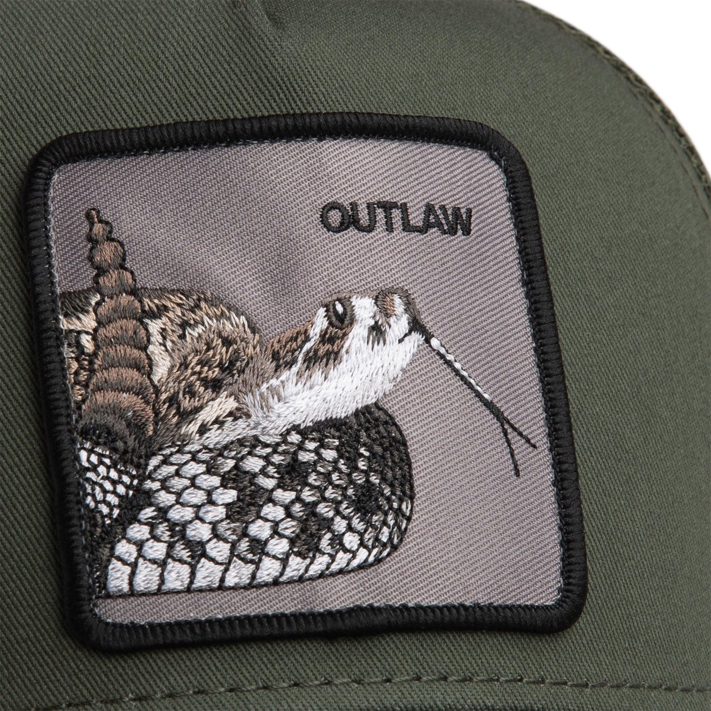 Goorin Bros. Trucker Cap - Outlaw Snake Oliv