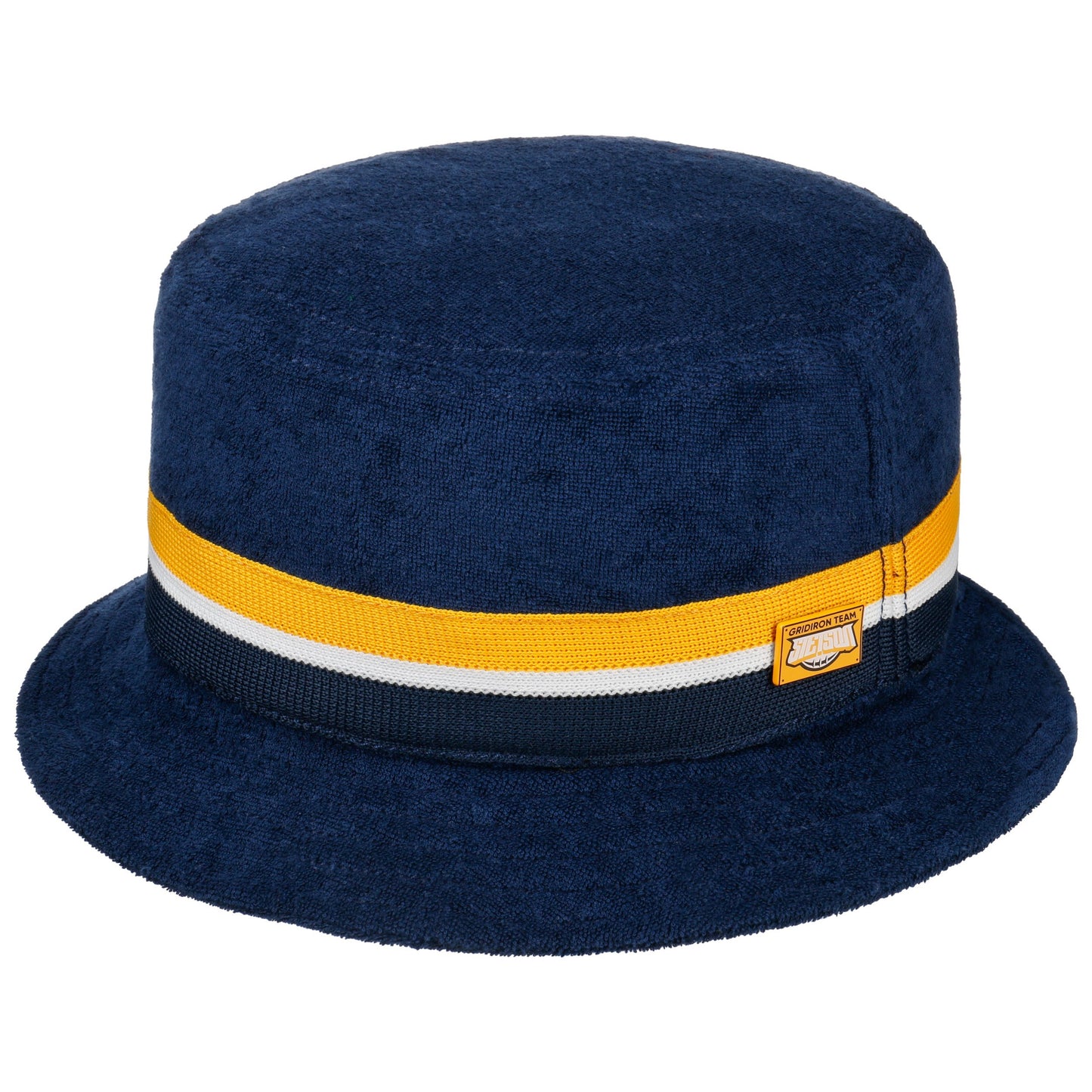 Stetson Gridiron Bucket Cotton  - Anglerhut aus 100% Baumwolle - Blau