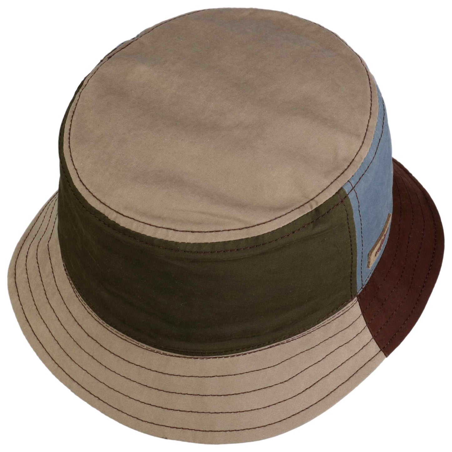 Stetson Bucket Waxed Cotton Color Block WR - Anglerhut - Gewachst - Mehrfarbig