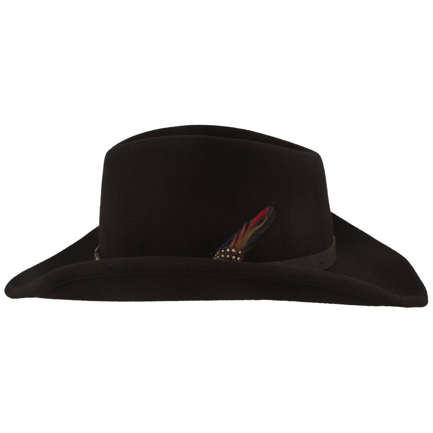 Stetson Hackberry Western Woolfelt Traveller - Wollfilzhut - Knautschbar / Wasserfest - Schwarz