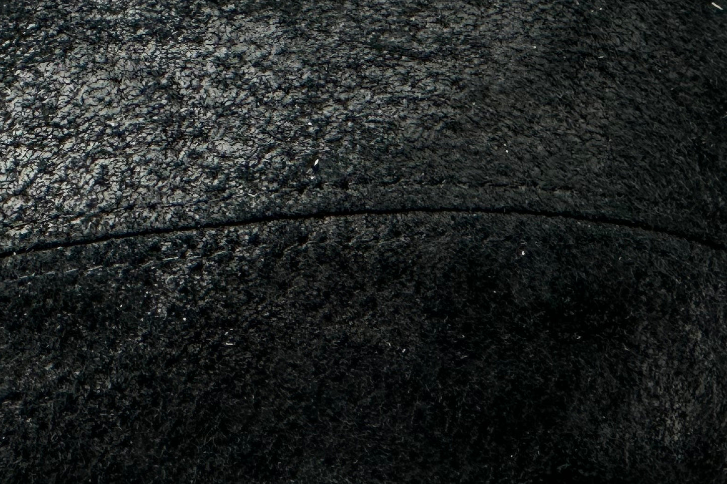 Fiebig Leder Flatcap - Schiebermütze - Pigskin - Schwarz