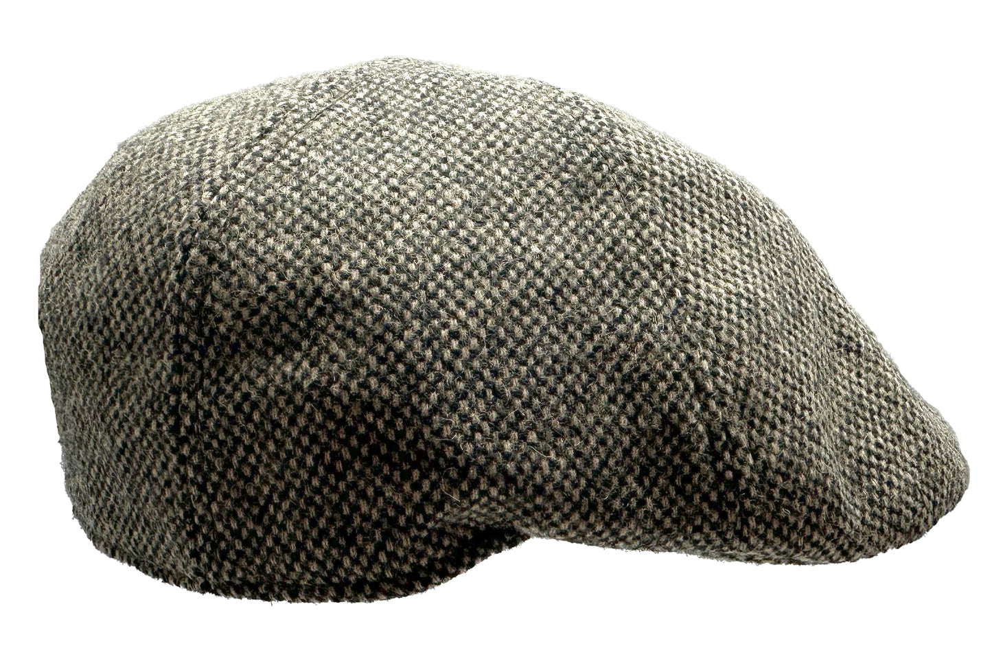 Fiebig 6-Panel Flatcap -  Gatsby - Donegal-Muster - Braun