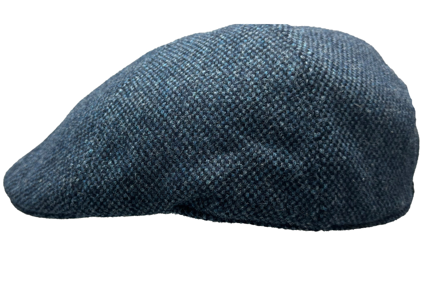 Fiebig 6-Panel Flatcap -  Gatsby - Donegal-Muster - Marineblau