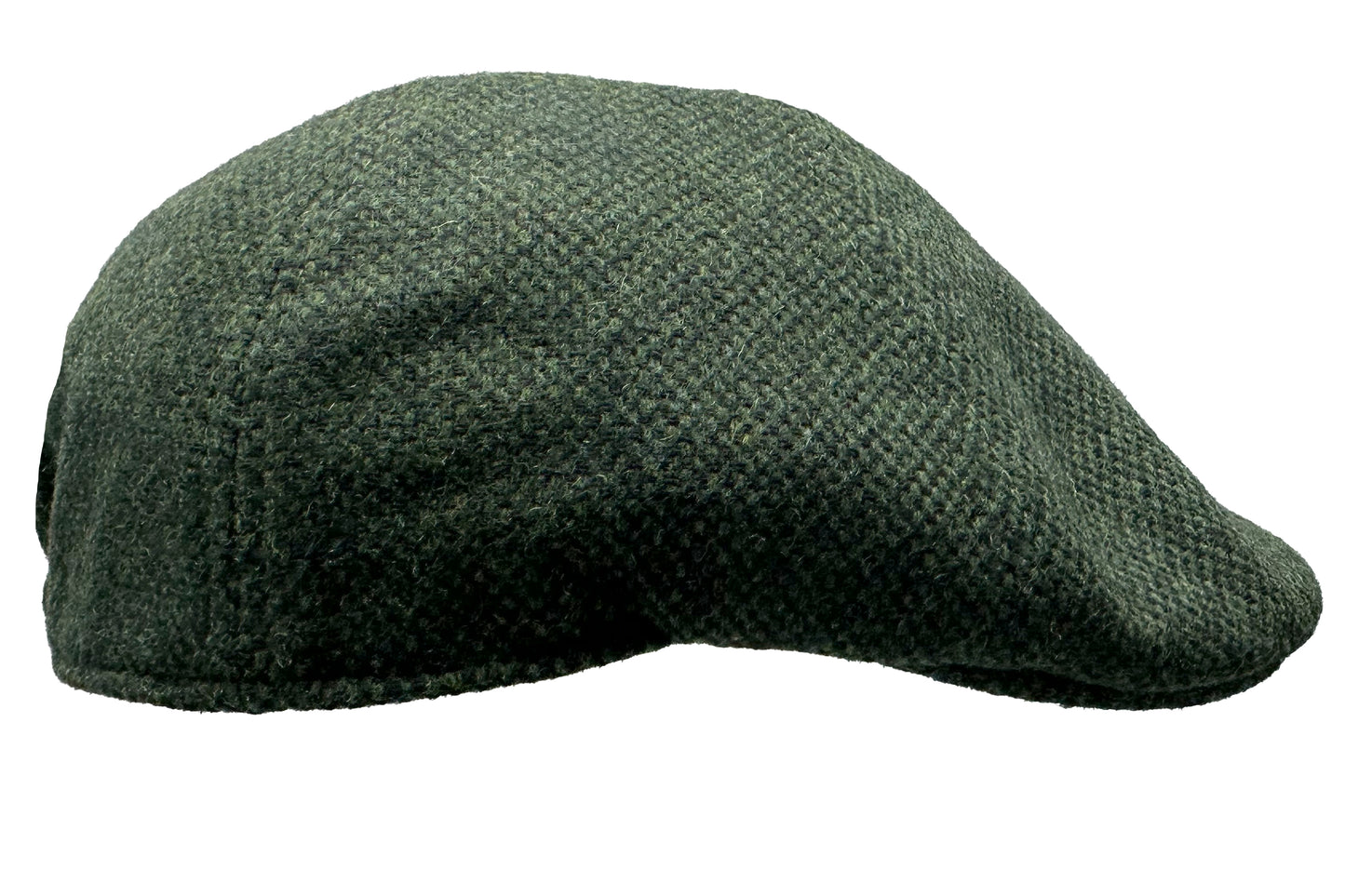 Fiebig 6-Panel Flatcap -  Gatsby - Donegal-Muster - Oliv