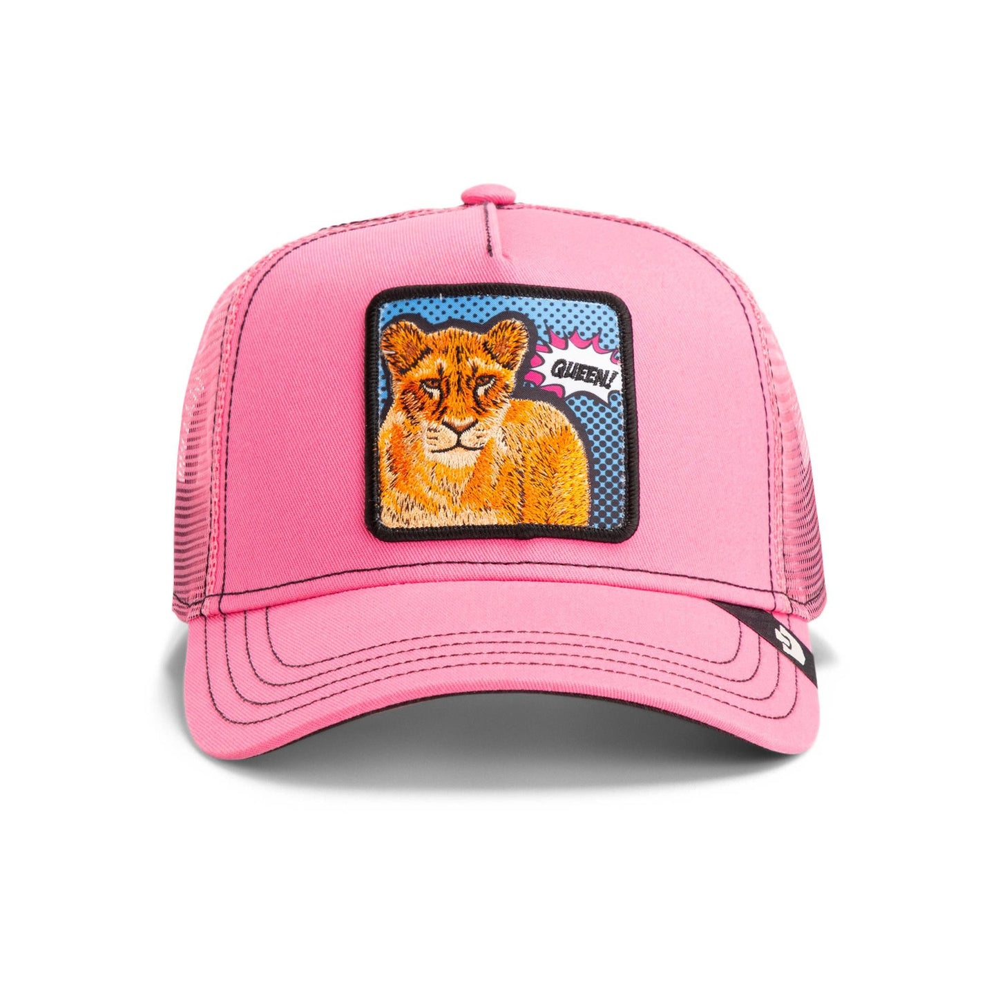 Goorin Bros. Trucker Cap - Popart Queen Lion Frenzy Pink