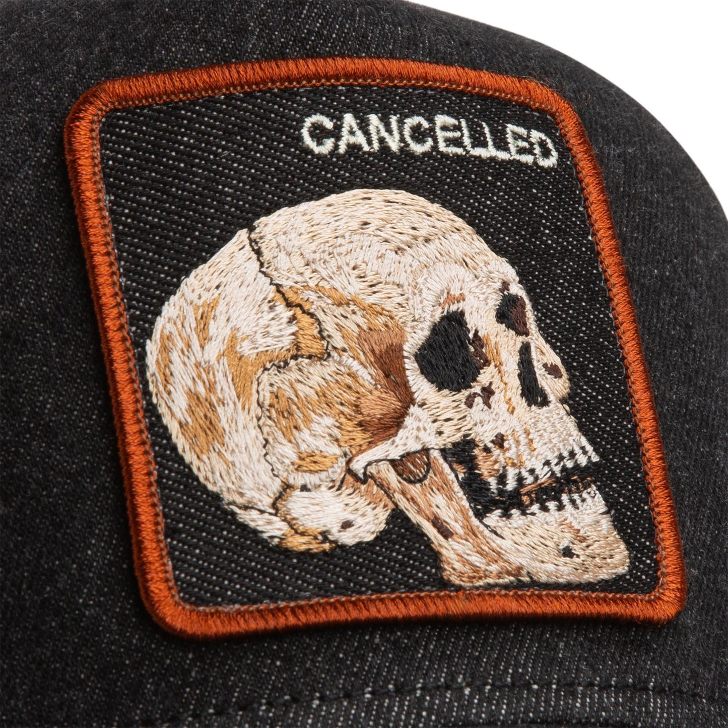 Goorin Bros. Trucker Cap - Skull Cancelled Denim