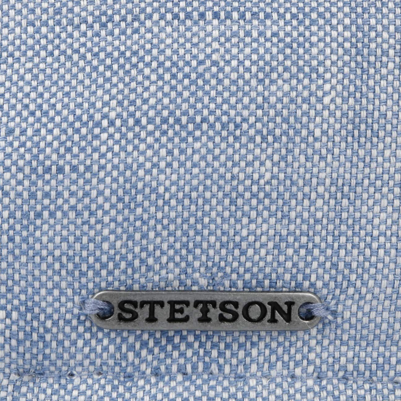 Stetson Texas Just Leinen Duck Cap - 20 - Hellblau
