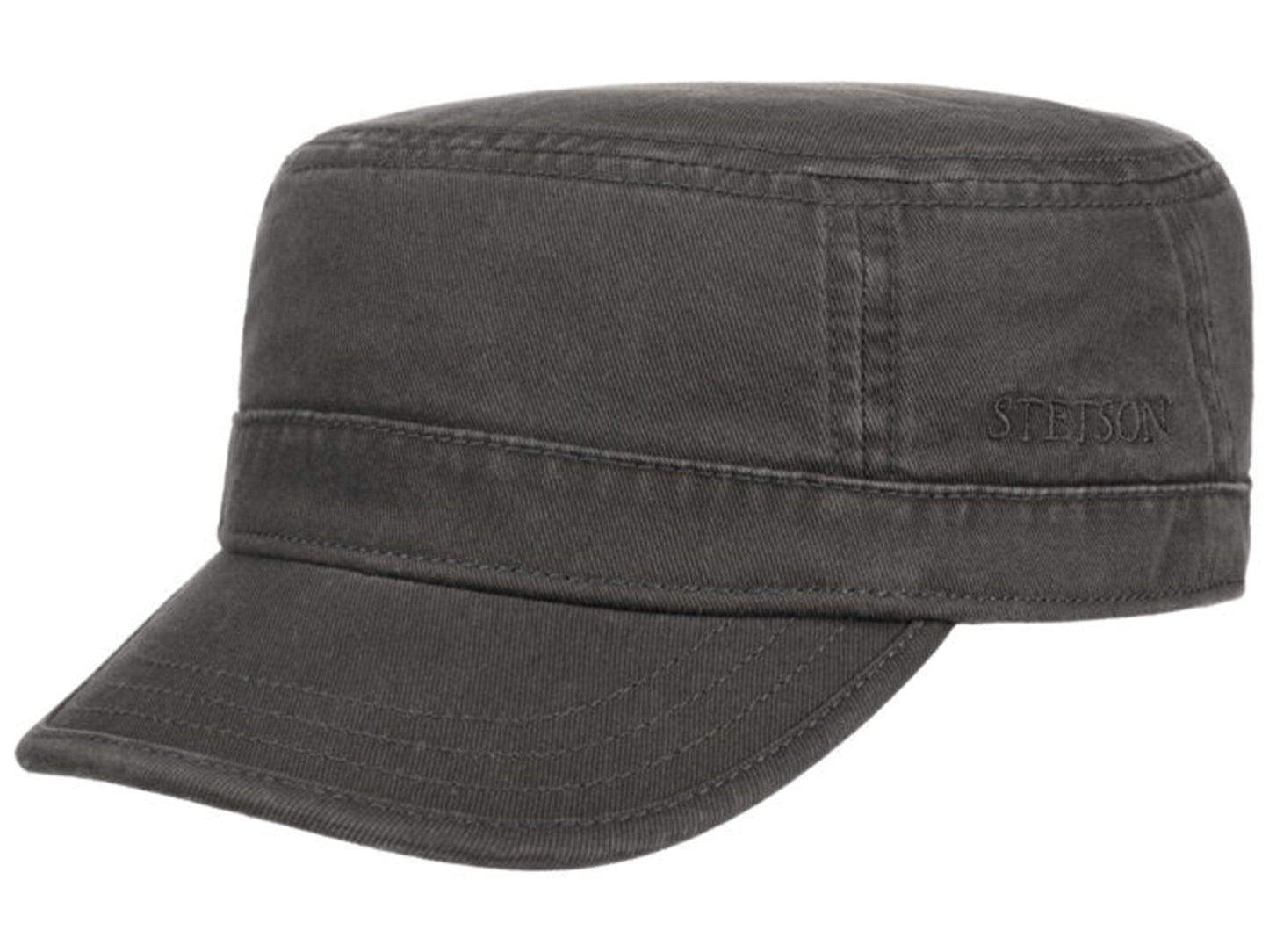 Stetson Army Cap Gosper Cotton - aus 100% Baumwolle - 32 - Grau