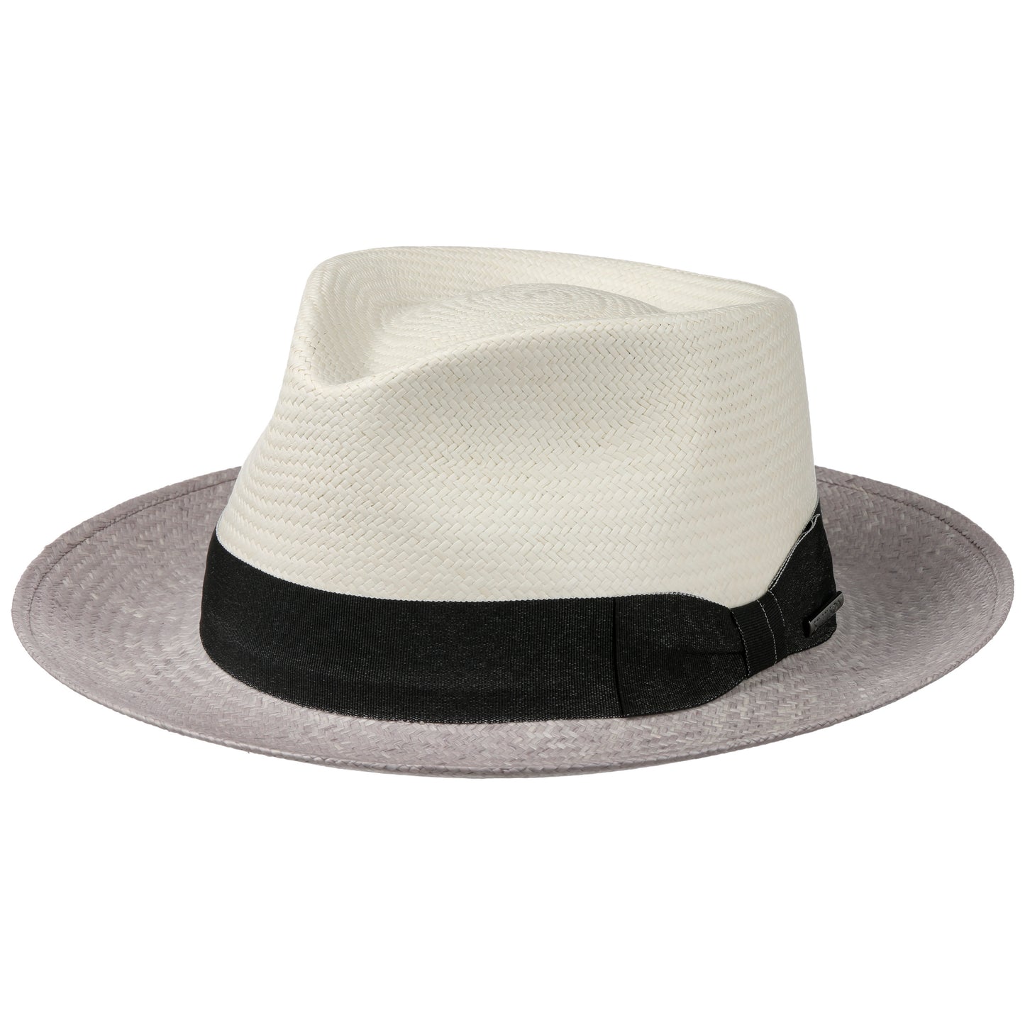 Stetson Salcova Panama Fedora - mit Hutband - 73 - Natur