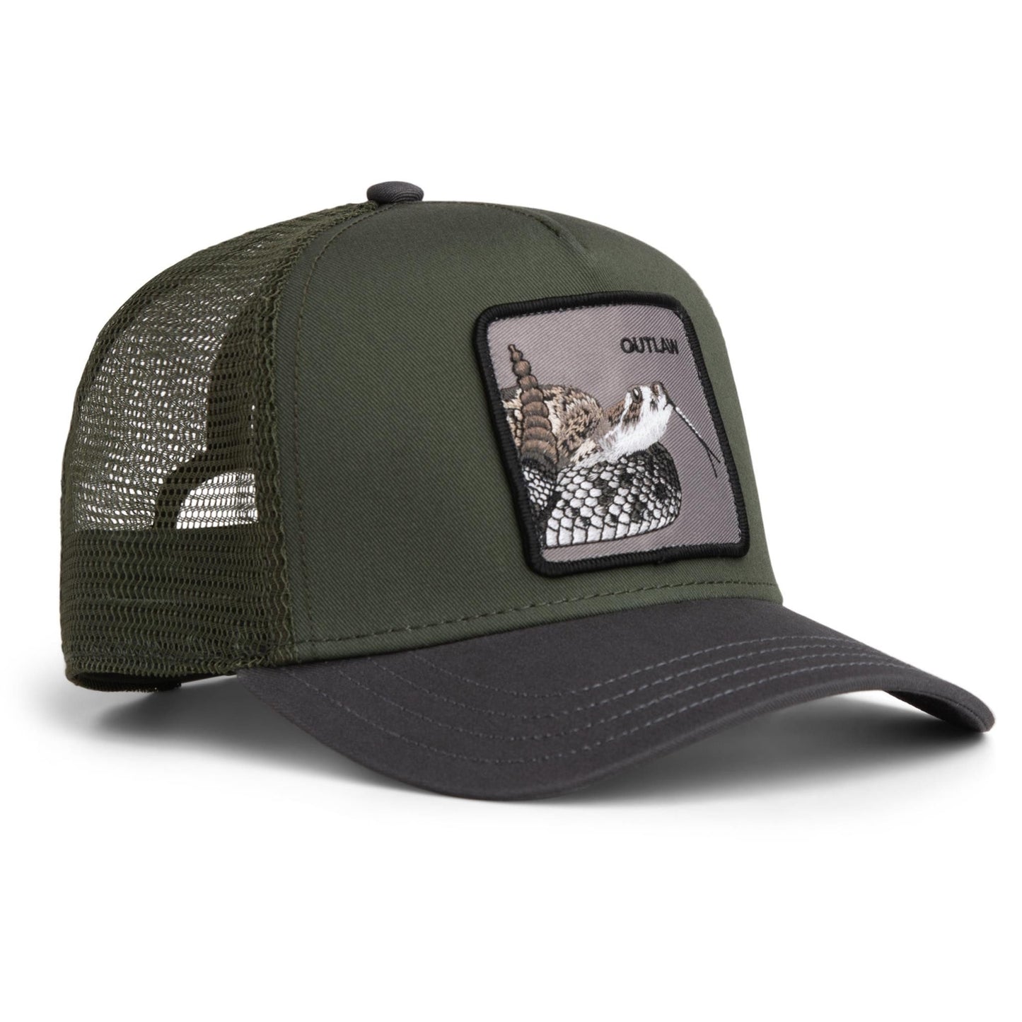 Goorin Bros. Trucker Cap - Outlaw Snake Oliv