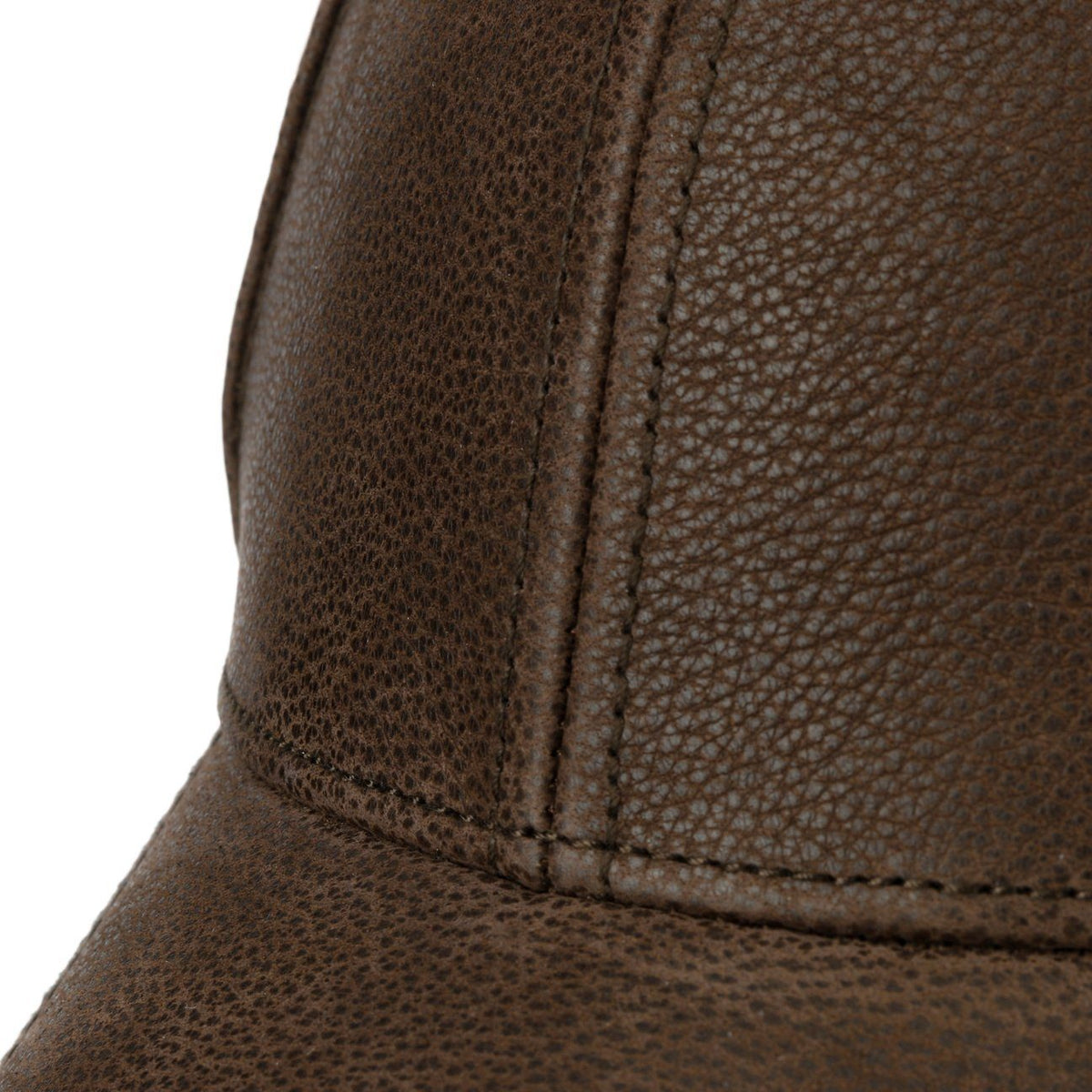 Stetson Chevrette Cowhide Basecap - mit Ohrenklappen - Braun
