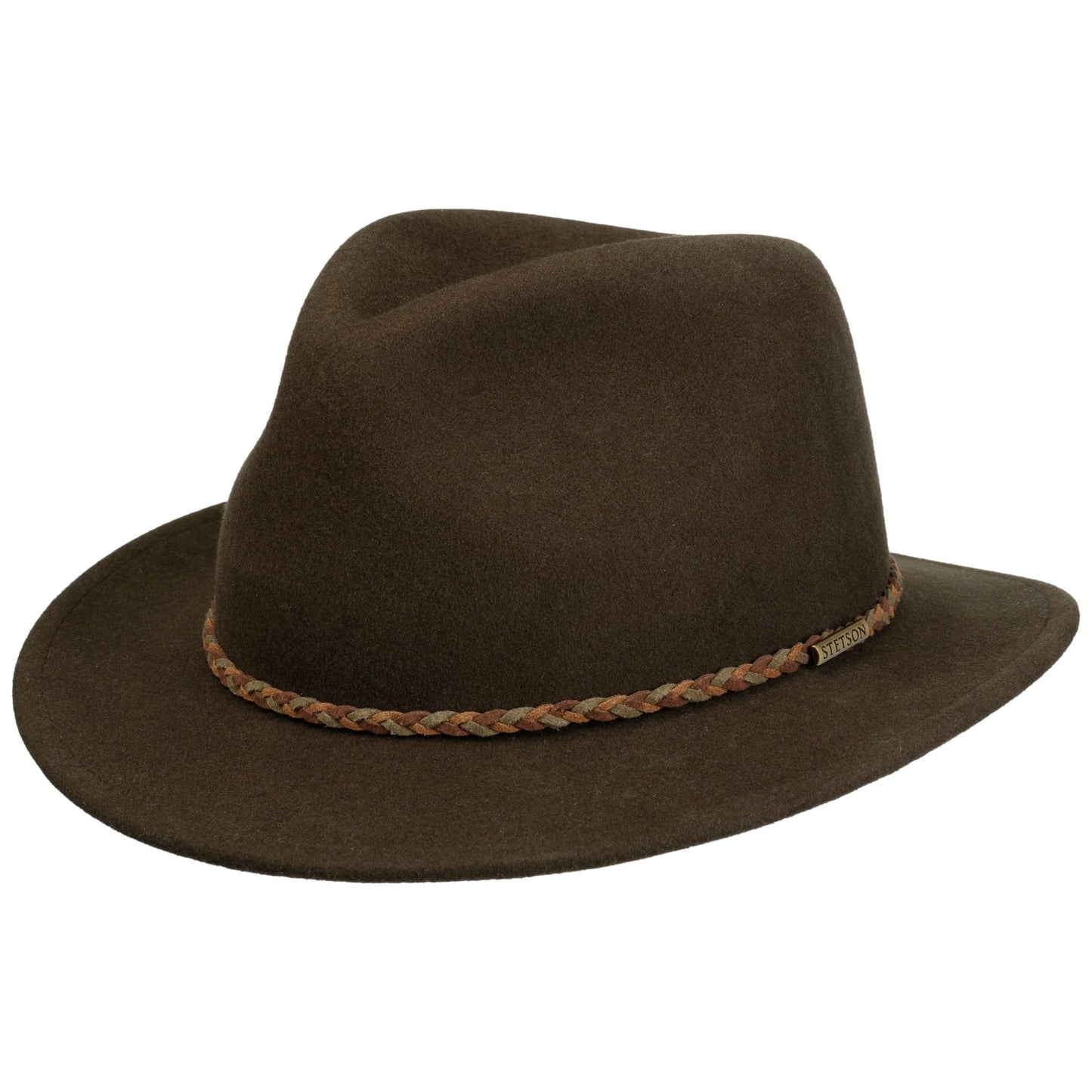 Stetson Woolfelt Traveller - Wollfilzhut - Knautschbar / Wasserfest - Oliv