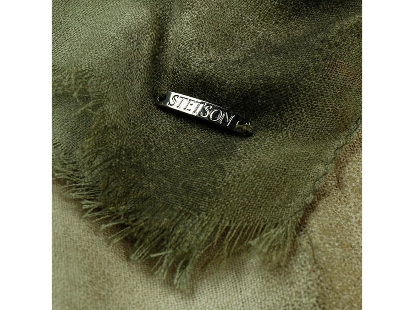 Stetson Light Wool Scarf -  Schal aus Wolle - Oliv