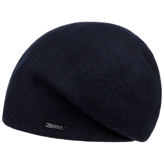 STETSON SHIRLEY Kaschmir Oversize Beanie Dunkelblau